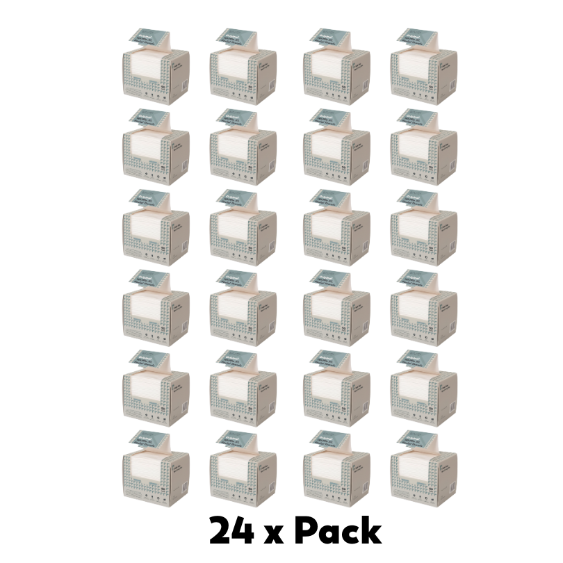 24 packs of tissues on a white background